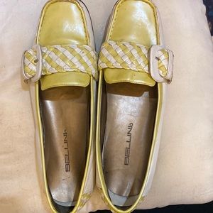 Bellini flats, woven details. Used